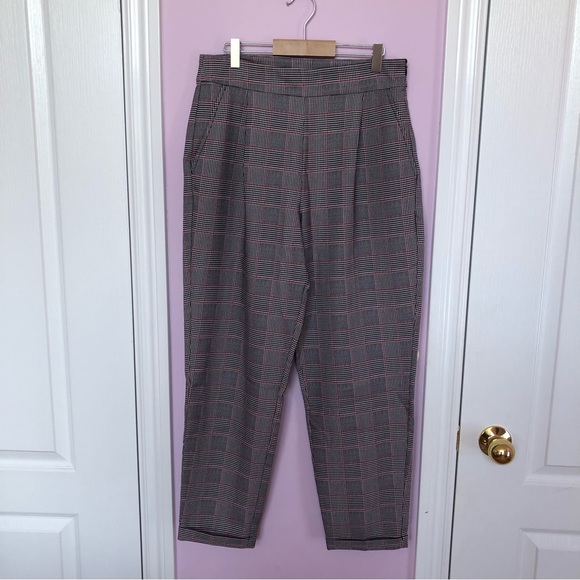 Forever 21 Plaid Pants with Side Zip Closure - Picture 1 of 7